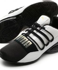 PUMA Men's Cell Regulate Woven Running Shoes Black/metallic Gold -PUMA Sales 2022 unnamed file 2448