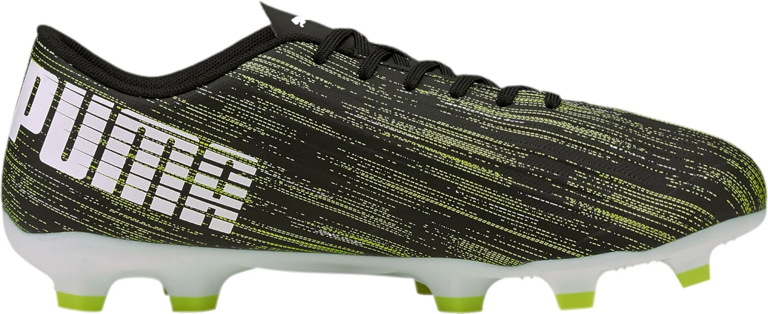 PUMA Men's Ultra 4.2 FG Soccer Cleats Black/yellow 6 PUMA Men's Ultra 4.2 FG Soccer Cleats Black/yellow - Image 4
