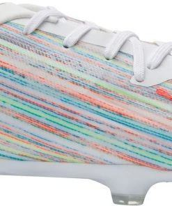 PUMA Kids' Ultra 2.2 FG Soccer Cleats For Girls' White/red