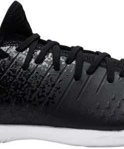 Puma Men's Future Z 4.3 Indoor Soccer Shoes For Women Black/white