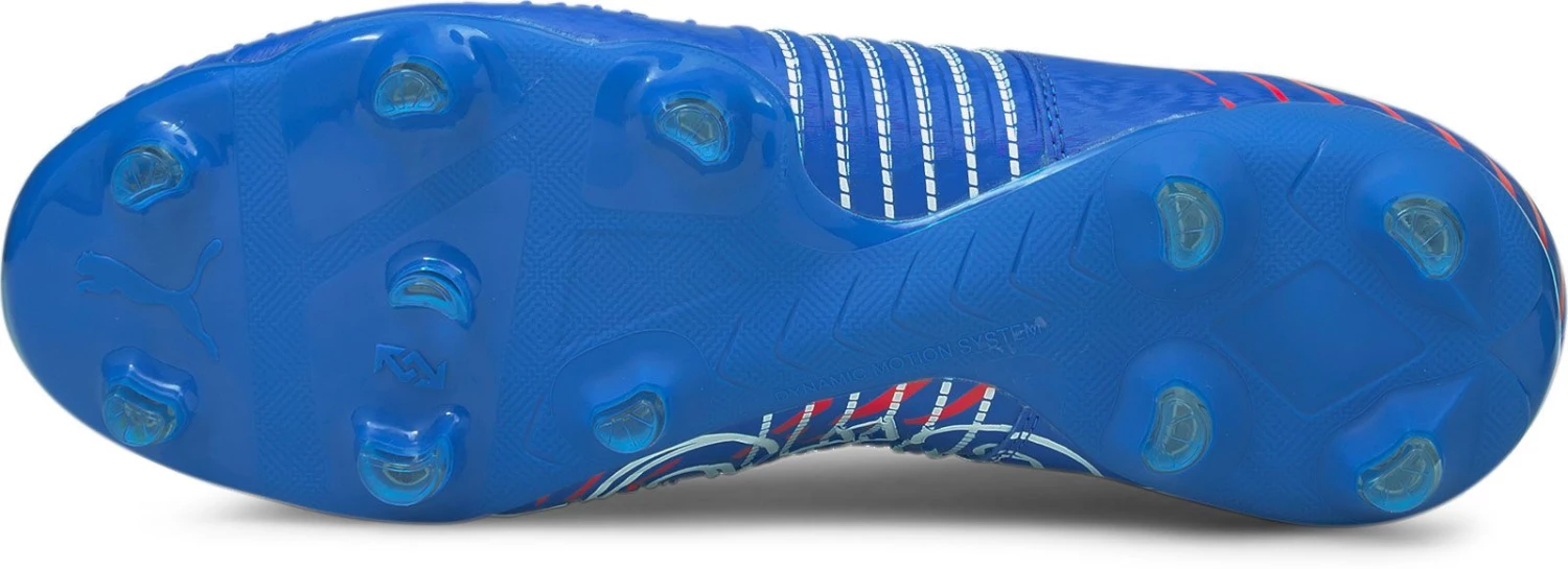 PUMA Men's Future Z 3.2 FG Soccer Cleats Blue/red 4 PUMA Men's Future Z 3.2 FG Soccer Cleats Blue/red - Image 2