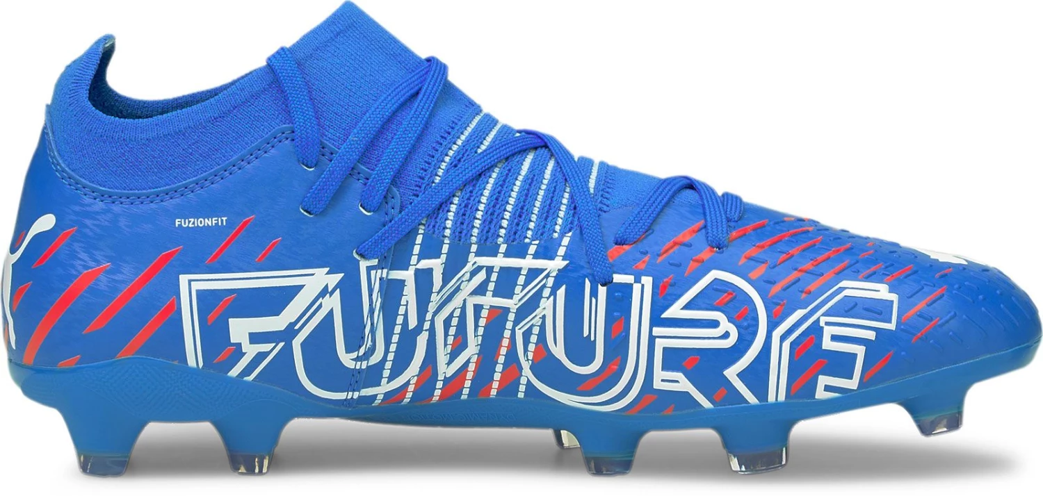 PUMA Men's Future Z 3.2 FG Soccer Cleats Blue/red 5 PUMA Men's Future Z 3.2 FG Soccer Cleats Blue/red - Image 3