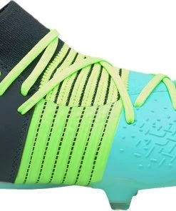 PUMA Men's Future Z 3.2 FG Soccer Cleats Blue/green