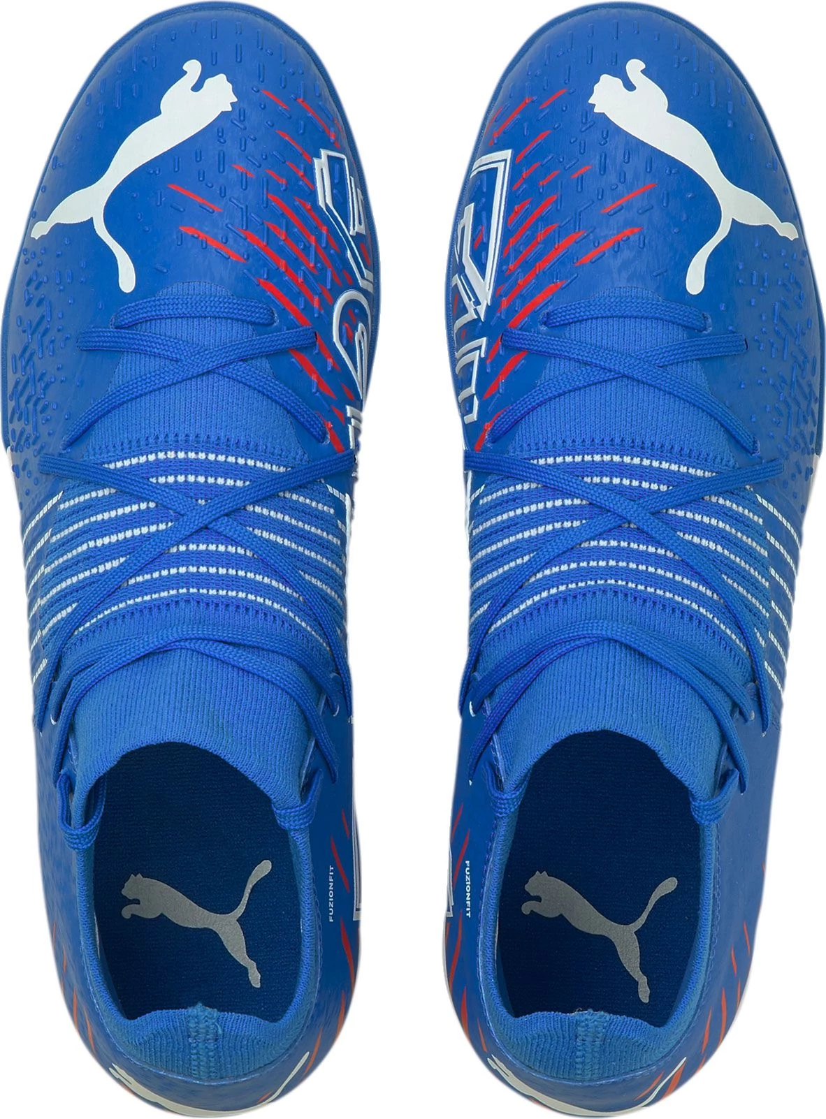 PUMA Men's Future Z 3.2 Indoor Soccer Shoes Blue/red 6 PUMA Men's Future Z 3.2 Indoor Soccer Shoes Blue/red - Image 4