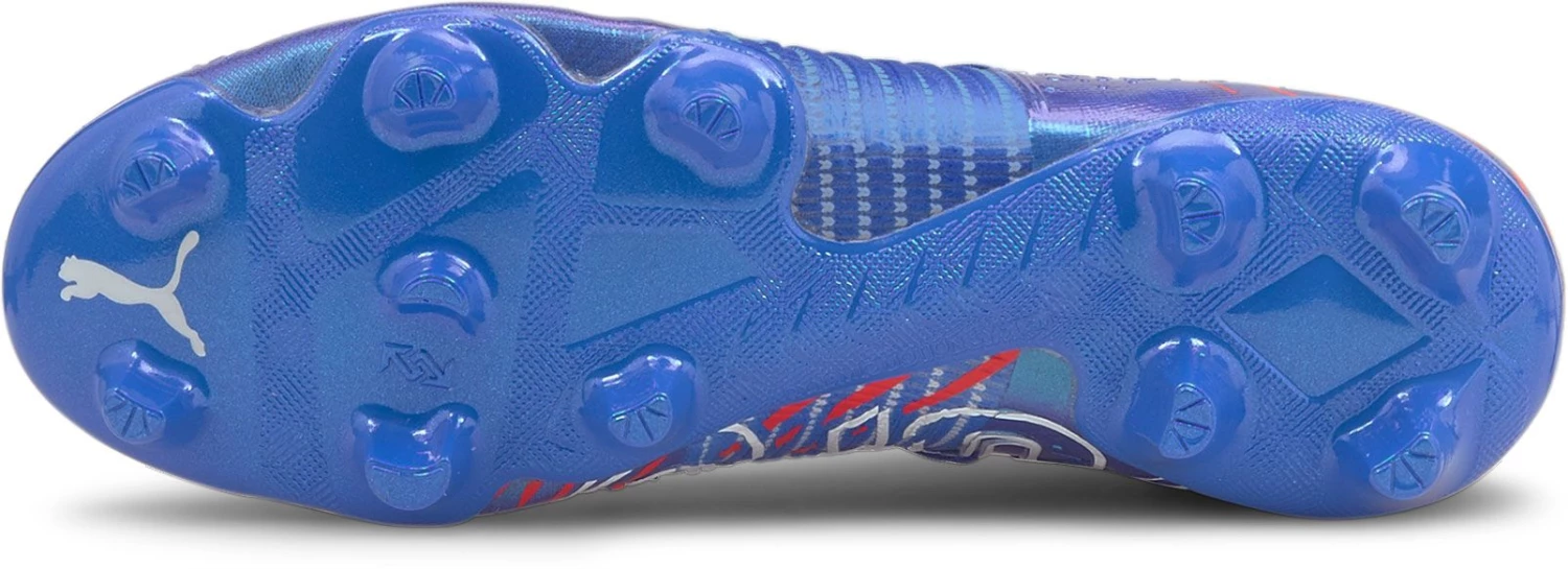 PUMA Men's Future Z 1.2 FG Soccer Cleats Blue/red 4 PUMA Men's Future Z 1.2 FG Soccer Cleats Blue/red - Image 2