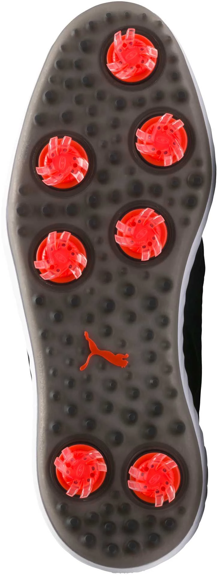 PUMA Men's IGNITE PWRADAPT Caged DISC Golf Shoes Black 4 PUMA Men's IGNITE PWRADAPT Caged DISC Golf Shoes Black - Image 2