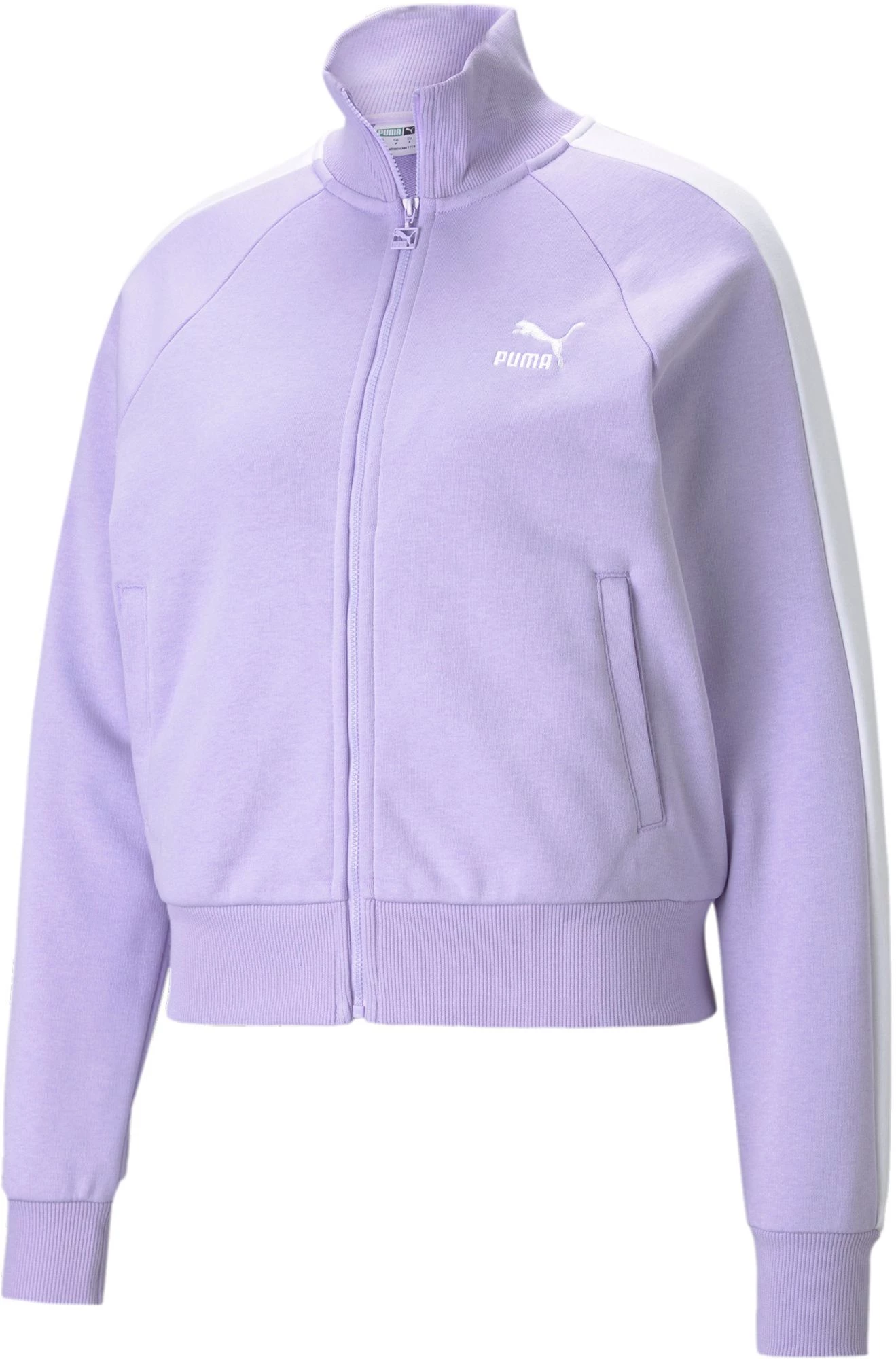 PUMA Women's Plus Size Iconic T7 Track Jacket Light Lavender 3 PUMA Women's Plus Size Iconic T7 Track Jacket Light Lavender