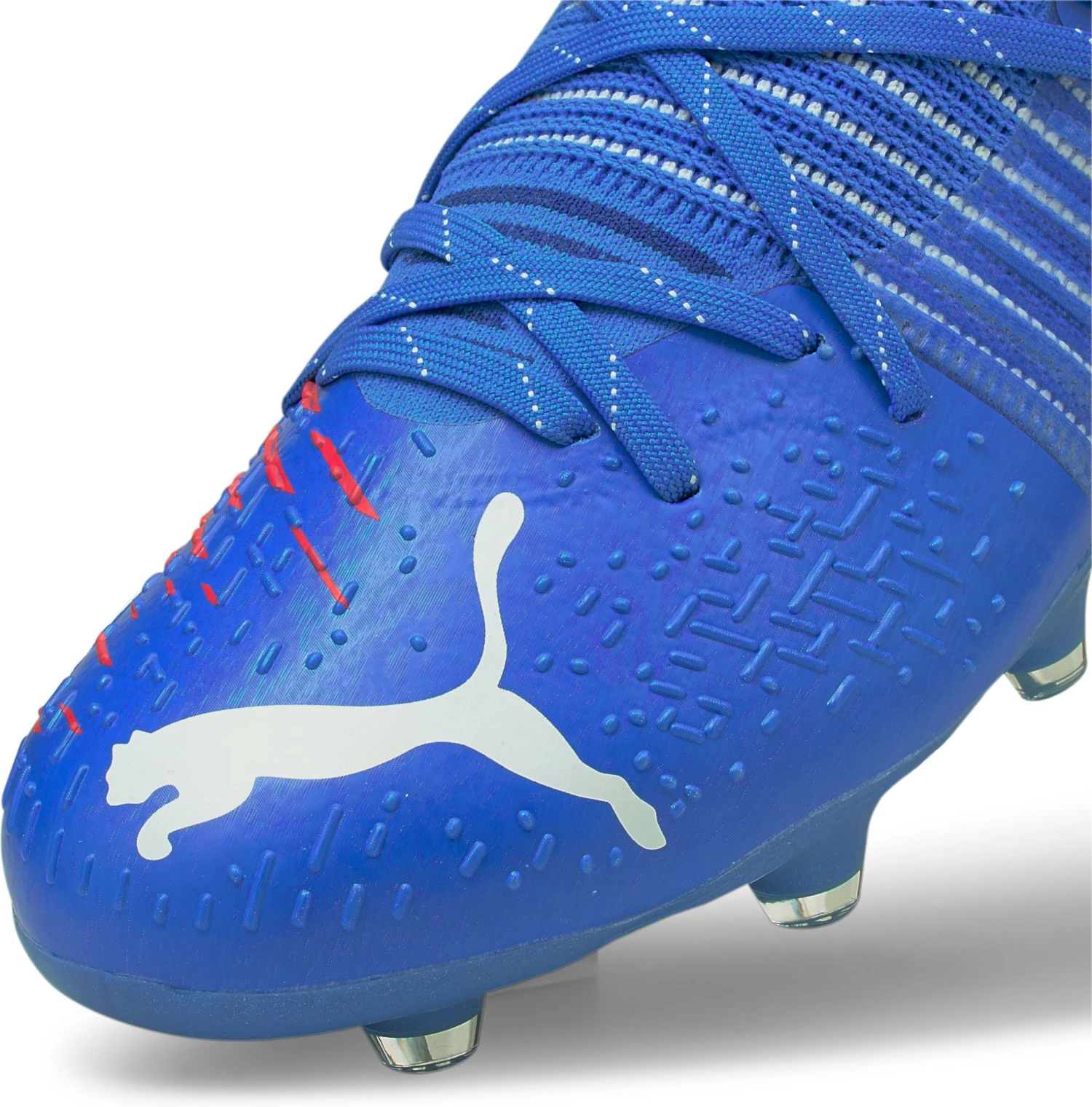 PUMA Men's Future Z 2.2 FG Soccer Cleats Blue/red 8 PUMA Men's Future Z 2.2 FG Soccer Cleats Blue/red - Image 6