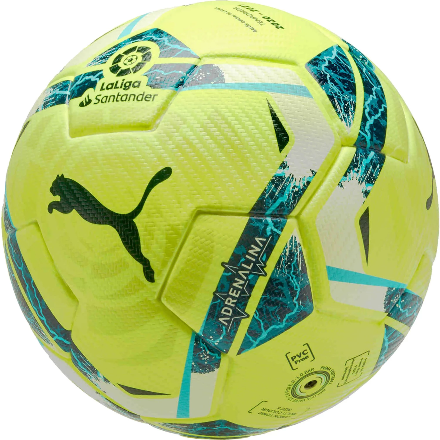 PUMA Laliga 1 Adrenalina FIFA Pro Soccer Ball For Unisex Lemon Tonic 4 PUMA Laliga 1 Adrenalina FIFA Pro Soccer Ball For Unisex Lemon Tonic - Image 2