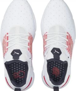 PUMA Men's IGNITE Articulate Love H8 Golf Shoes White/red/navy -PUMA Sales 2022 unnamed file 2642
