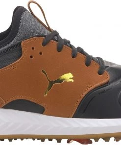 PUMA Men's IGNITE PWRADAPT Caged Crafted Golf Shoes White/high Rise