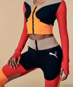 PUMA Women's High Court Love Basketball Leggings Puma Black/urban Red -PUMA Sales 2022 unnamed file 265