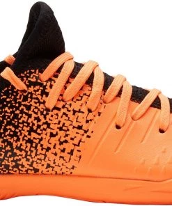 Puma Kids' Future Z 4.3 Indoor Soccer Shoes For Boys' Orange/black