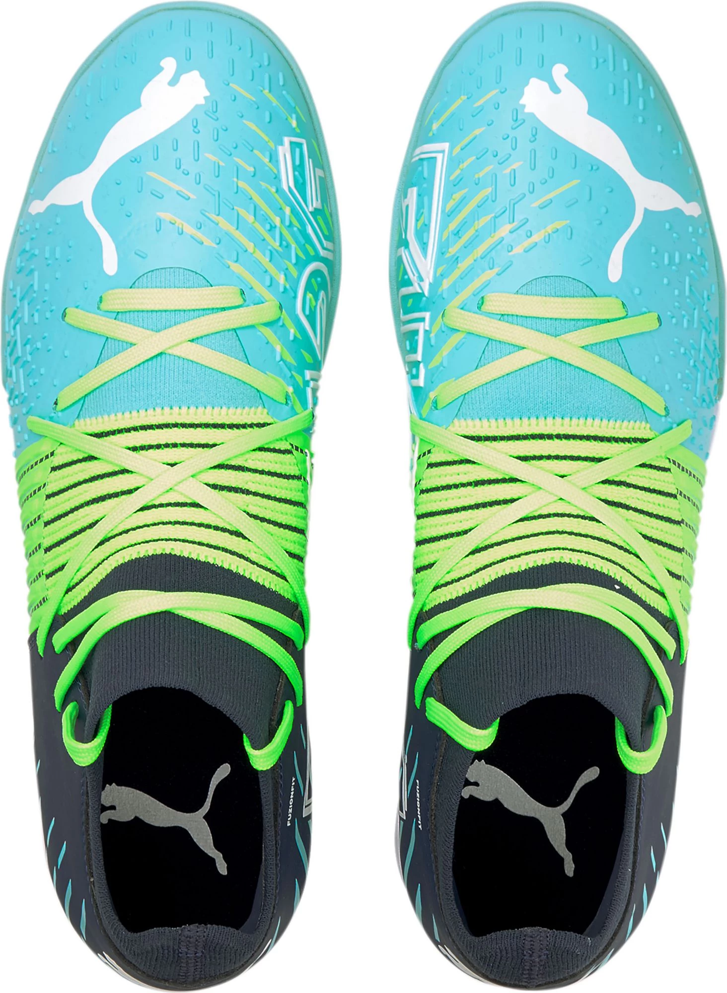 PUMA Men's Future Z 3.2 Turf Soccer Cleats Blue/green 6 PUMA Men's Future Z 3.2 Turf Soccer Cleats Blue/green - Image 4