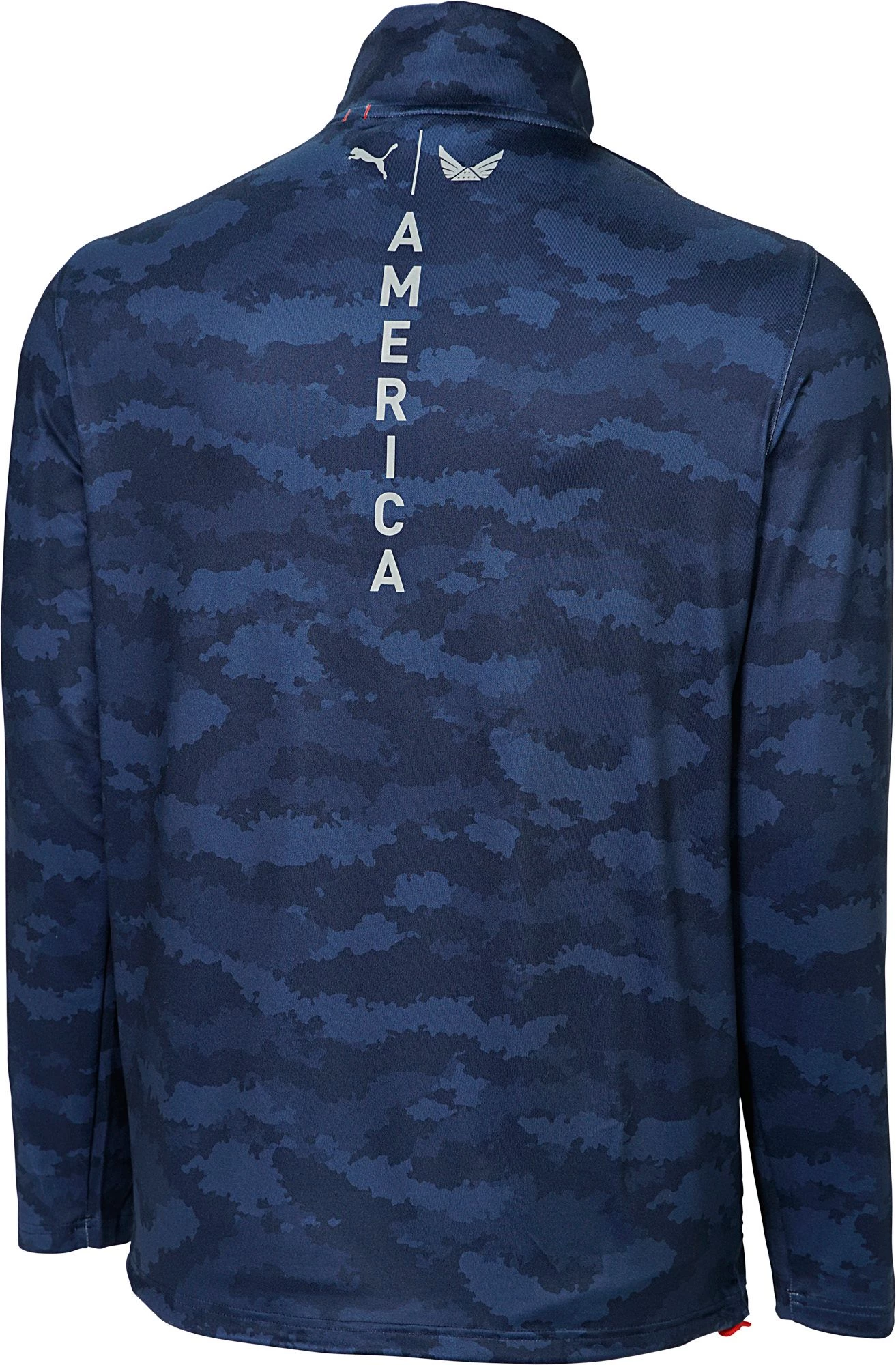 PUMA Men's Volition Flanked 1/4 Zip Golf Pullover Navy Blazer 4 PUMA Men's Volition Flanked 1/4 Zip Golf Pullover Navy Blazer - Image 2