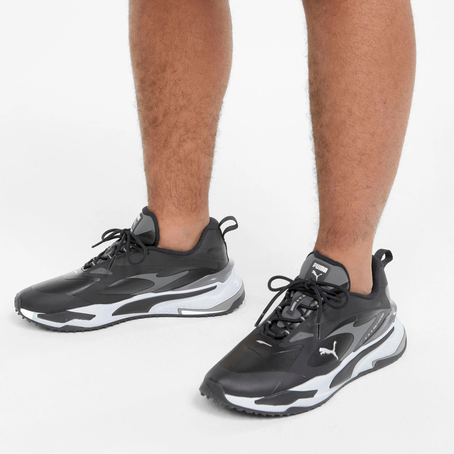 PUMA Men's GS FAST Golf Shoes White/quiet Shade 9 PUMA Men's GS FAST Golf Shoes White/quiet Shade - Image 7