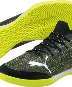 PUMA Ultra 1.2 Pro Court Indoor Soccer Shoes For Men Black/yellow -PUMA Sales 2022 unnamed file 2691