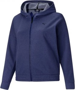 PUMA Women's Train Favorite Fleece Full-Zip Hoodie Elektro Blue