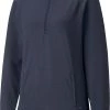PUMA Women's Cloudspun 1/4 Zip-Up Pullover Navy Blazer Heather 1 PUMA Women's Cloudspun 1/4 Zip-Up Pullover Navy Blazer Heather -PUMA Sales 2022 unnamed file 272
