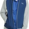PUMA Boys' Long Sleeve Full Zip Golf Jacket Navy Blazer/quiet Shade -PUMA Sales 2022 unnamed file 274