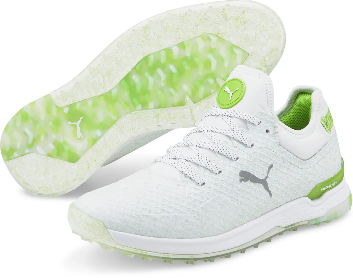 PUMA ProAdapt Alphacat Gust O Wind Golf Shoes For Men White/green 8 PUMA ProAdapt Alphacat Gust O Wind Golf Shoes For Men White/green - Image 6