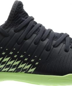 PUMA Kids' FUTURE Z 4.4 Indoor Soccer Shoes For Boys' Navy/green