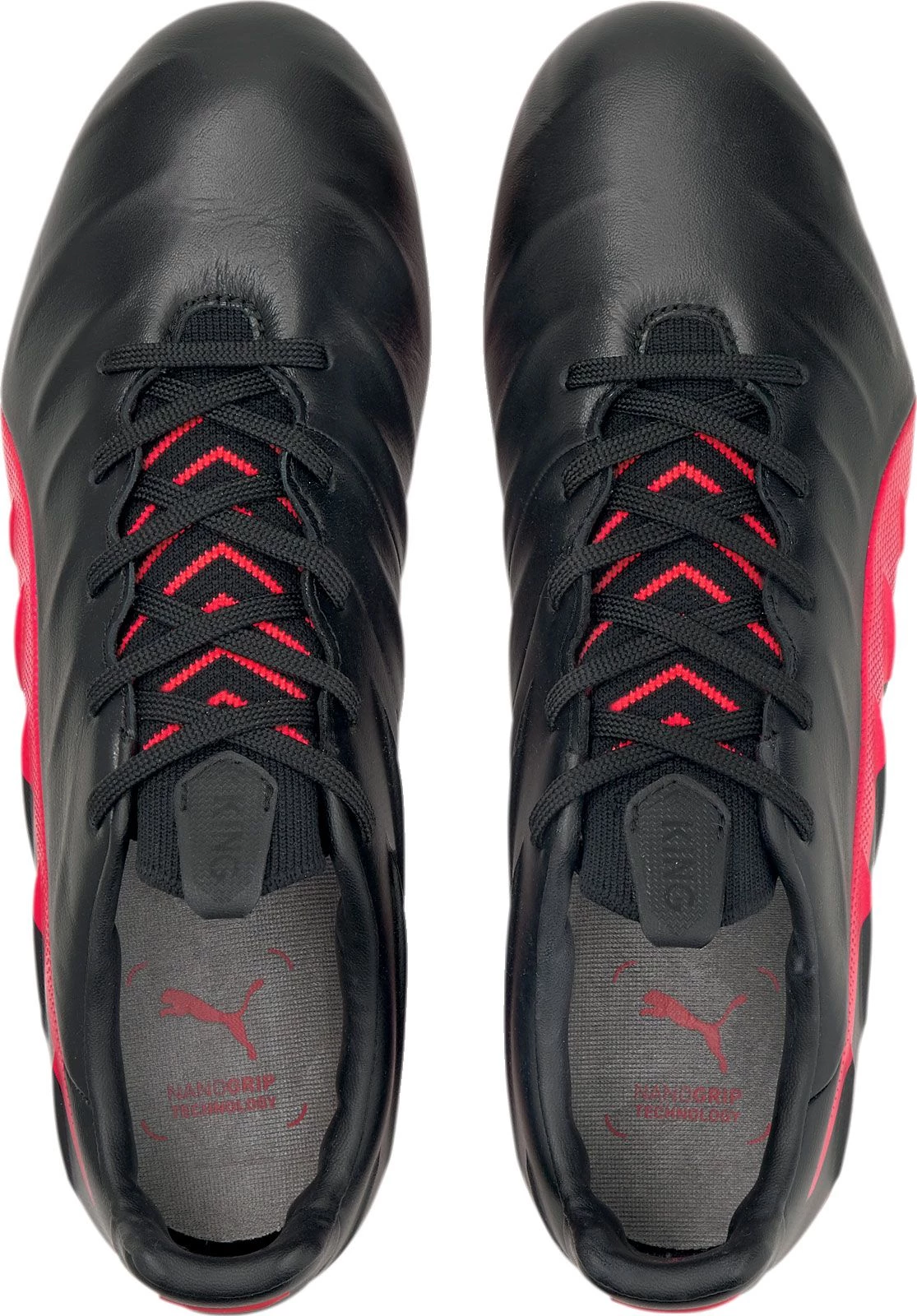 PUMA Men's King Platinum 21 FG Soccer Cleats Black/red 6 PUMA Men's King Platinum 21 FG Soccer Cleats Black/red - Image 4