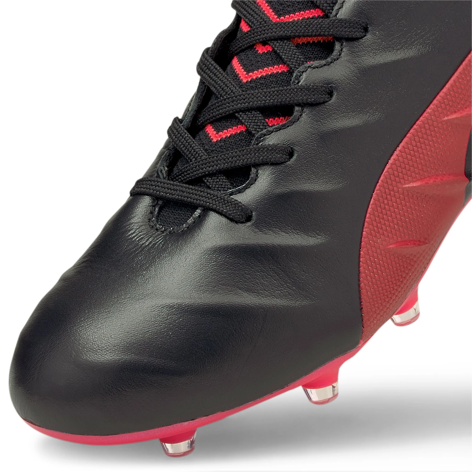 PUMA Men's King Platinum 21 FG Soccer Cleats Black/red 7 PUMA Men's King Platinum 21 FG Soccer Cleats Black/red - Image 5