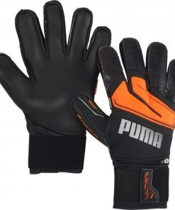 PUMA Adult ULTRA PROTECT 1 RC Goalkeeper Gloves For Women Orange/white/black