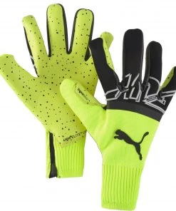 PUMA Adult FUTURE Z GRIP 1 HYBRID Goalkeeper Gloves For Women Yellow/black/white