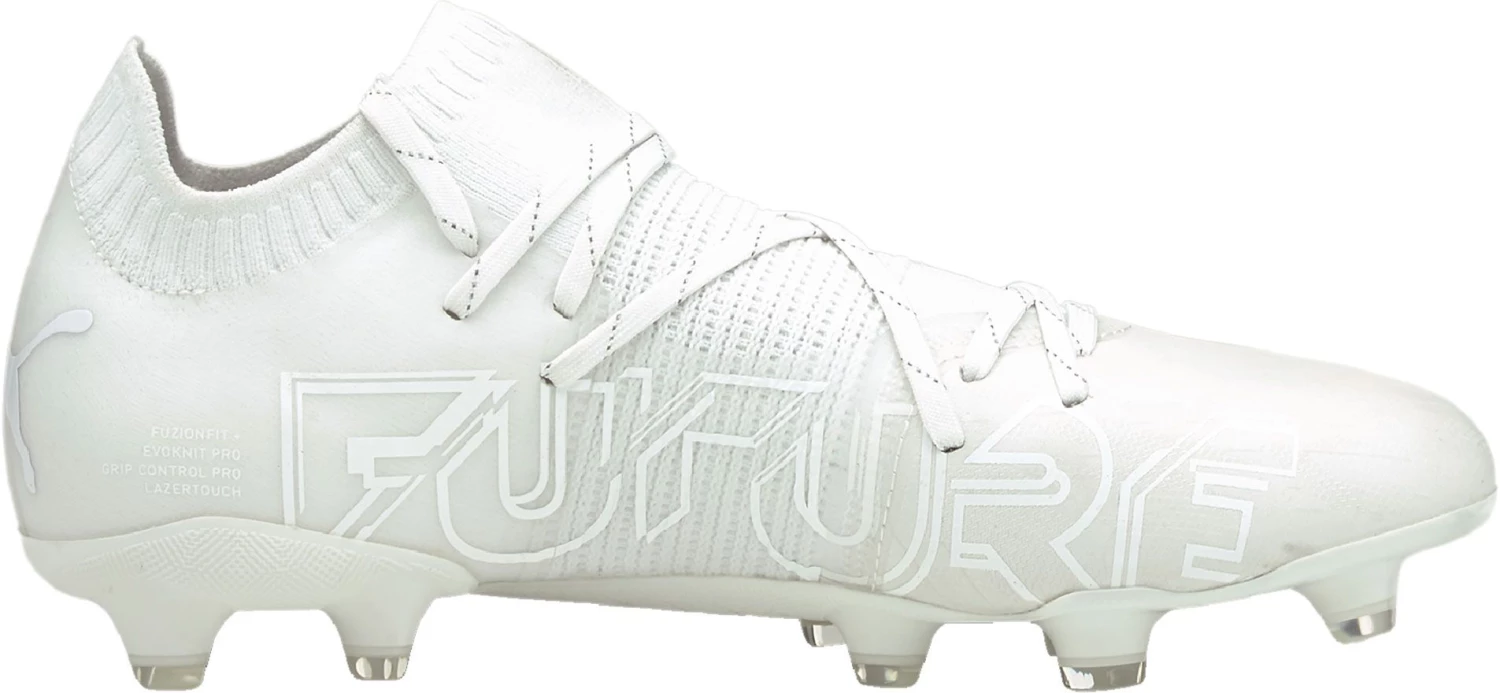 PUMA Men's Future Z 1.1 Lazertouch FG Soccer Cleats For Women White/white 5 PUMA Men's Future Z 1.1 Lazertouch FG Soccer Cleats For Women White/white - Image 3