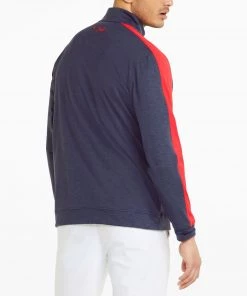 PUMA Men's Volition United T7 Golf 1/4 Zip Navy Blazer Htr/brght Wht 7 PUMA Men's Volition United T7 Golf 1/4 Zip Navy Blazer Htr/brght Wht -PUMA Sales 2022 unnamed file 279