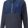 Puma Men's CLOUDSPUN WRMLBL 1/4 Zip Golf Pullover Navy Blazer -PUMA Sales 2022 unnamed file 281