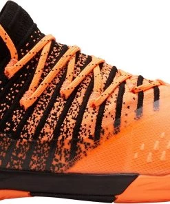 PUMA Sales 2022 10 Puma Men's Future Z 1.3 Pro Court Indoor Soccer Shoes For Women Orange/black