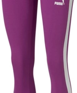 PUMA Women's Plus Size Iconic T7 Mid-Rise Leggings Byzantium