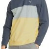 Puma Men's CLOUDSPUN Colorblock Crewneck Golf Sweatshirt Qt Shd Hthr/snst Pnk Hthr 2 Puma Men's CLOUDSPUN Colorblock Crewneck Golf Sweatshirt Qt Shd Hthr/snst Pnk Hthr -PUMA Sales 2022 unnamed file 301