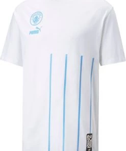 PUMA Manchester City Football Cult White T-Shirt For Men