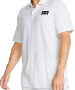 PUMA Men's PUMA X PTC Golf Polo Navy Blazer