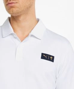 PUMA Men's PUMA X PTC Golf Polo Navy Blazer -PUMA Sales 2022 unnamed file 372