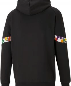 PUMA Men's International Pullover Hoodie Black -PUMA Sales 2022 unnamed file 39