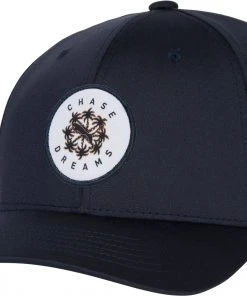 PUMA Men's PUMA X PTC Chase Dreams Snapback Golf Hat Navy/gold