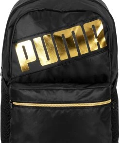 PUMA Women's Train Backpack Black/gold