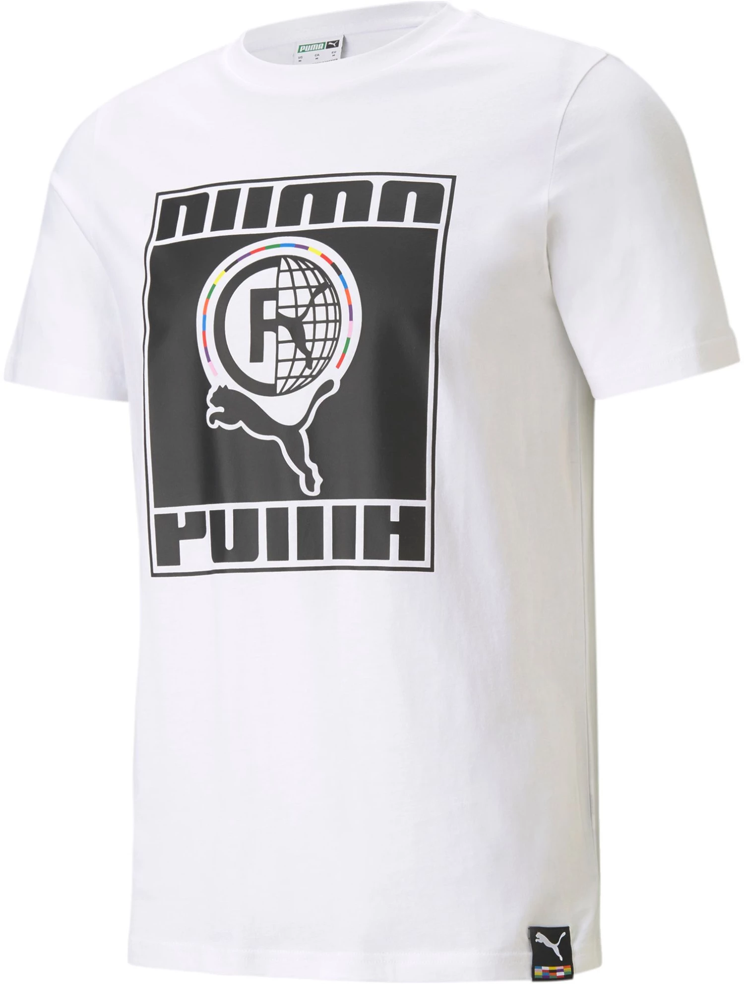 PUMA Men's International T-Shirt Yellow 4 PUMA Men's International T-Shirt Yellow - Image 2