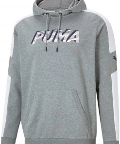 PUMA Men's Modern Sports Hoodie Medium Gray Heather