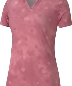 PUMA Women's Polka Dye Polo Rose Wine
