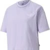 PUMA Women's Amplified Short Sleeve T-Shirt Light Lavender -PUMA Sales 2022 unnamed file 484