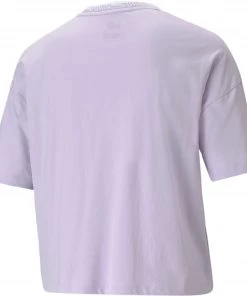PUMA Women's Amplified Short Sleeve T-Shirt Light Lavender -PUMA Sales 2022 unnamed file 485