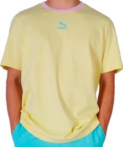 Puma Men's Classics Ringer T-Shirt Puma White