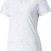 PUMA Women's Greenery Polo Shirt Bright White -PUMA Sales 2022 unnamed file 519