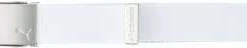 PUMA Youth Reversible Web Belt For Girls' Bright White